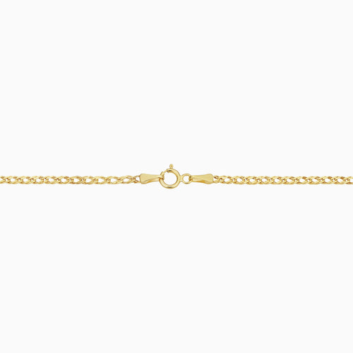 Woven Love Petite Necklace-10k Solid Gold