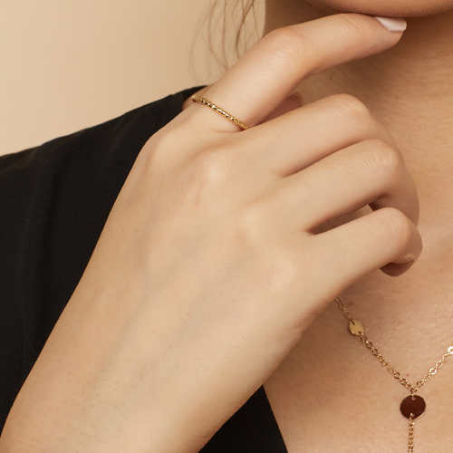 Skyline Ring-14k Solid Gold
