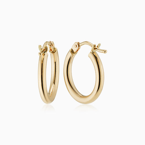 Everything Mini Hoops-14k Solid Gold